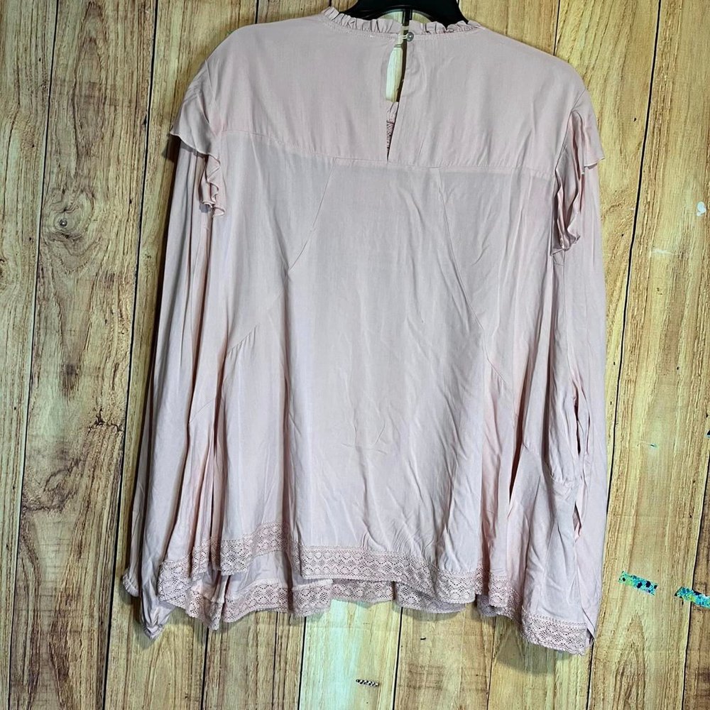 Grace & Karma Light Pink Women's Blouse - Picture 4 of 5
